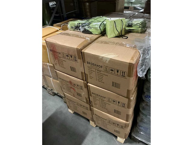 Partij bags prism green/white 53,5x24cm (4800x) - afbeelding 2 van  9