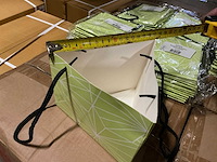 Partij bags prism green/white 53,5x24cm (4800x) - afbeelding 9 van  9