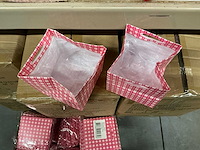 Partij bags quadro pink 10,5x10,5x10,5cm (2600x) - afbeelding 3 van  5