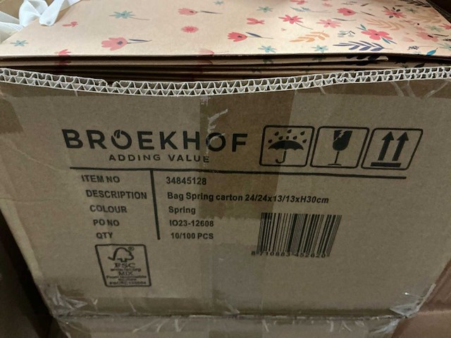 Partij bags spring carton 24/24x13/13xh30cm (600x) - afbeelding 5 van  5