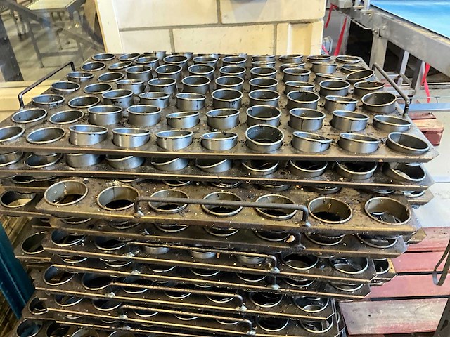 Partij bakplaten met vaste ringplaten (54x) - afbeelding 3 van  5