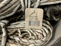 Partij banana natural touw 3-4mm 30mtr (160x) - afbeelding 3 van  4