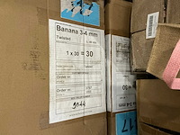 Partij banana twisted thickness 3-4mm length 40m (90x) - afbeelding 4 van  4