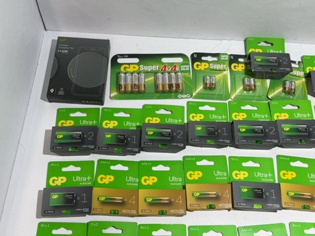 Partij batterijen diverse types, gp batteries - afbeelding 2 van  6