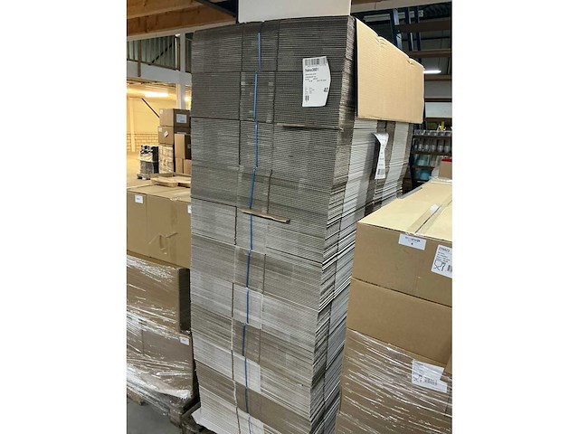 Partij bedrukte dozen 410x255x265mm (660x) - afbeelding 2 van  4