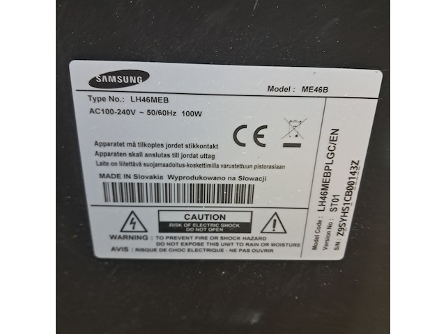 Partij beeldschermen, o.a. samsung, o.a. lh46meb - afbeelding 12 van  16