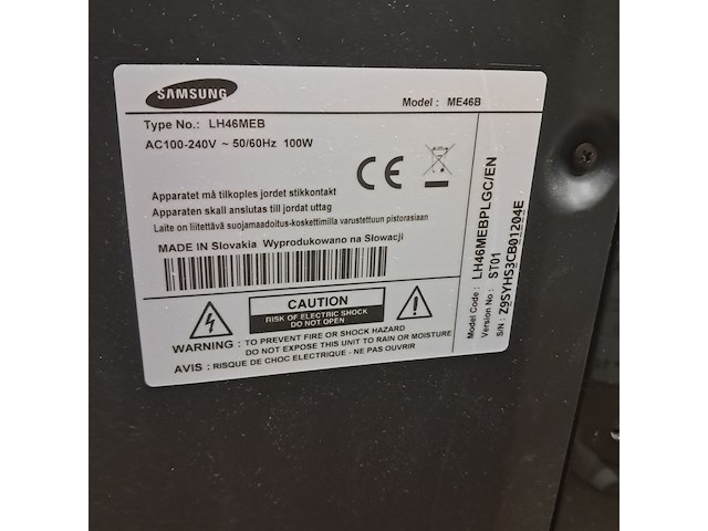 Partij beeldschermen, o.a. samsung, o.a. lh46meb - afbeelding 11 van  14