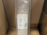 Partij bekers schotse ruit 180ml/7,5oz (27500x) - afbeelding 1 van  2