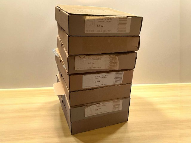 Partij ben by wisa bedieningspanelen smart flush wit (7x) - afbeelding 4 van  4