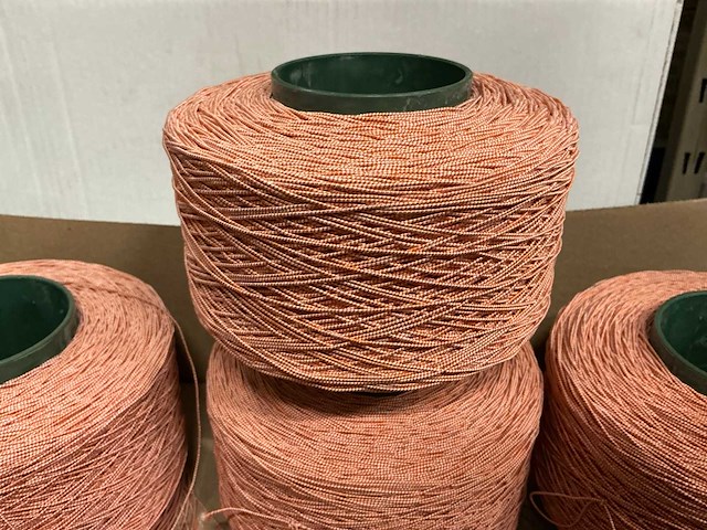 Partij bercomex bindelastiek 1kern oranje (156x) - afbeelding 1 van  3