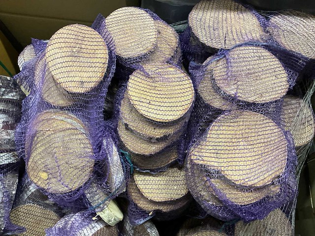 Partij berkenschijven ø18-23/d3cm (35x) - afbeelding 2 van  3