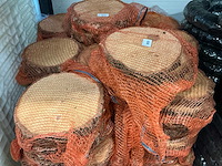 Partij berkenschijven diameter 28-32/d3cm (50x) - afbeelding 2 van  3