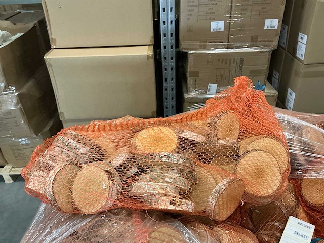 Partij berkenschijven rond ø10-12/d2cm (2500x) - afbeelding 1 van  3