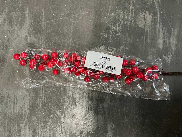 Partij berrybranche 65cm red (1200x) - afbeelding 2 van  4