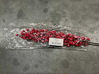 Partij berrybranche 95cm red (700x) - afbeelding 2 van  3