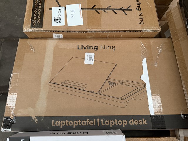 Partij besteksets, laptoptafels en kapstokken living nine - afbeelding 4 van  8