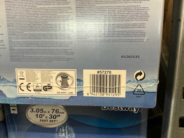 Partij bestway fast sets 3.05m x 76cm (32x) - afbeelding 3 van  4
