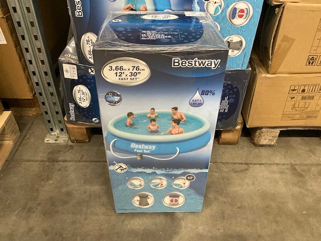 Partij bestway fast sets 3,66m x 76cm (19x) - afbeelding 1 van  6