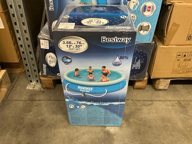 Partij bestway fast sets 3,66m x 76cm (19x) - afbeelding 2 van  6