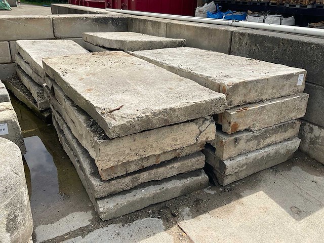 Partij betonplaten (ca. 18x) - afbeelding 2 van  5