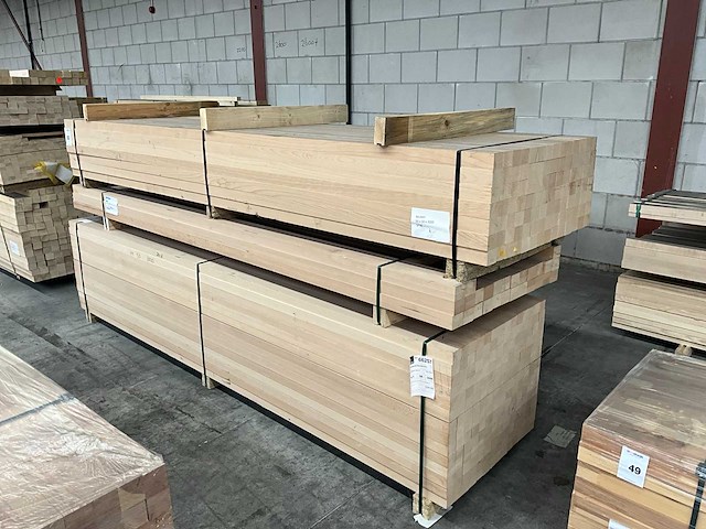 Partij beuken balken - afbeelding 1 van  7