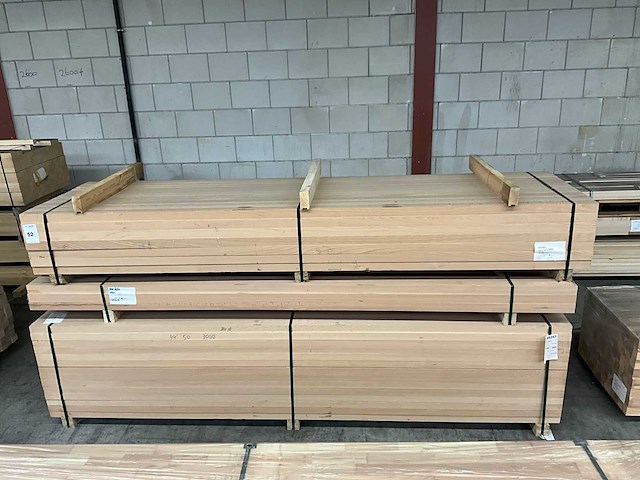 Partij beuken balken - afbeelding 2 van  7