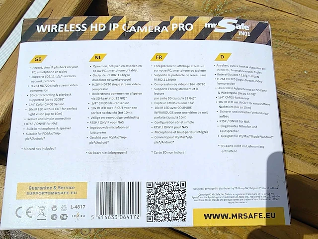 Partij beveiligingscamera's (6x) - afbeelding 9 van  9