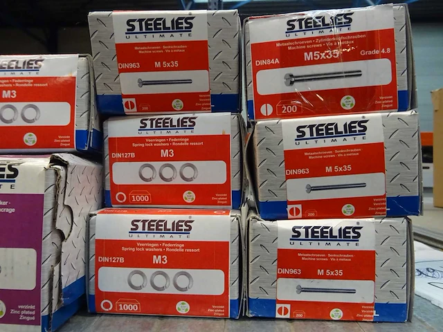 Partij bevestigingsmateriaal, 26 verpakkingen - afbeelding 2 van  6