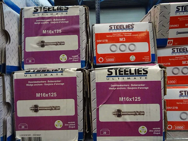 Partij bevestigingsmateriaal, 26 verpakkingen - afbeelding 3 van  6