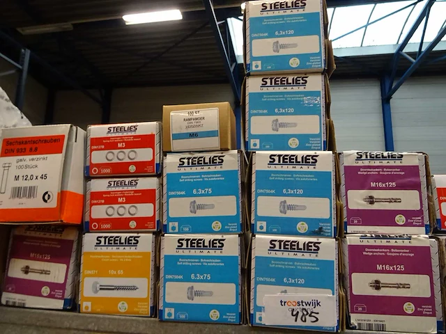 Partij bevestigingsmateriaal, 26 verpakkingen - afbeelding 4 van  6