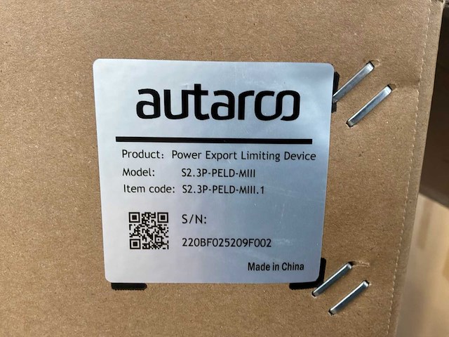 Partij bevestigingsmateriaal en autarco power limiting device - afbeelding 6 van  9