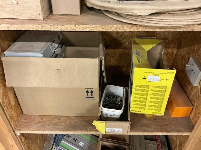 Partij bevestigingsmateriaal in 4 kasten - afbeelding 9 van  21