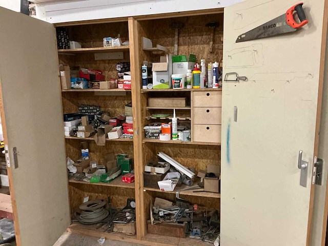 Partij bevestigingsmateriaal in 4 kasten - afbeelding 1 van  21