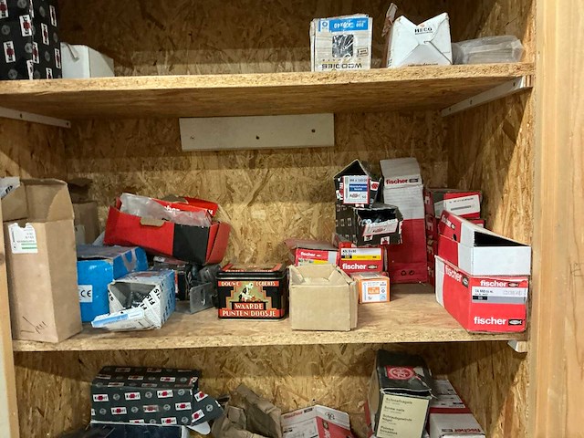 Partij bevestigingsmateriaal in 4 kasten - afbeelding 19 van  21