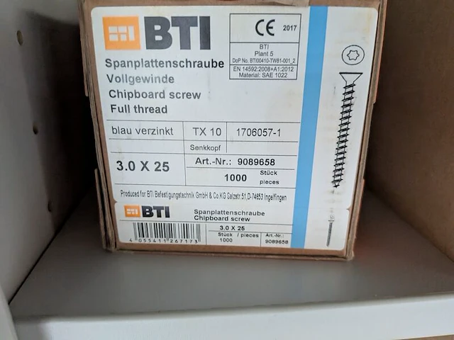 Partij bevestigingsmateriaal o.a. bti, heco, spax - afbeelding 4 van  66