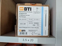 Partij bevestigingsmateriaal o.a. bti, heco, spax - afbeelding 9 van  66