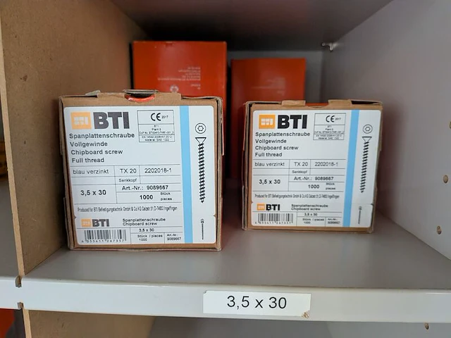 Partij bevestigingsmateriaal o.a. bti, heco, spax - afbeelding 11 van  66