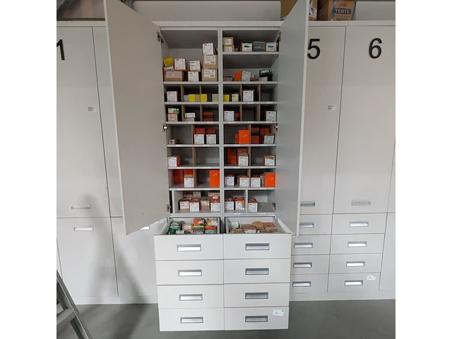 Partij bevestigingsmateriaal o.a. bti, heco, spax - afbeelding 1 van  66