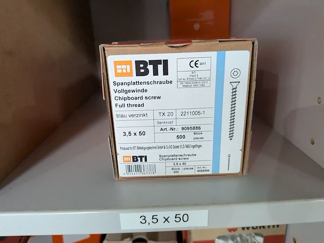 Partij bevestigingsmateriaal o.a. bti, heco, spax - afbeelding 18 van  66