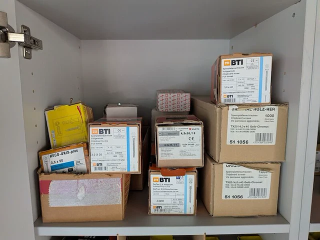 Partij bevestigingsmateriaal o.a. bti, heco, spax - afbeelding 12 van  66