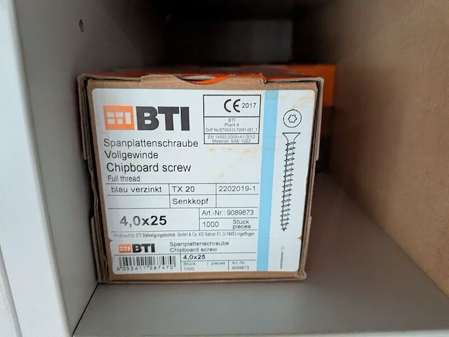 Partij bevestigingsmateriaal o.a. bti, heco, spax - afbeelding 40 van  66