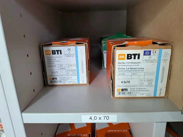 Partij bevestigingsmateriaal o.a. bti, heco, spax - afbeelding 52 van  66