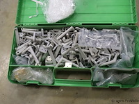 Partij bevestigingsmaterialen in opbergkoffer - afbeelding 3 van  4