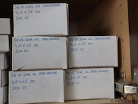 Partij bevestigingsmaterialen o.a. dutack afwerkspijkers skn16 5138030 & spaanplaatschroeven 3.0 x 20 - afbeelding 2 van  7