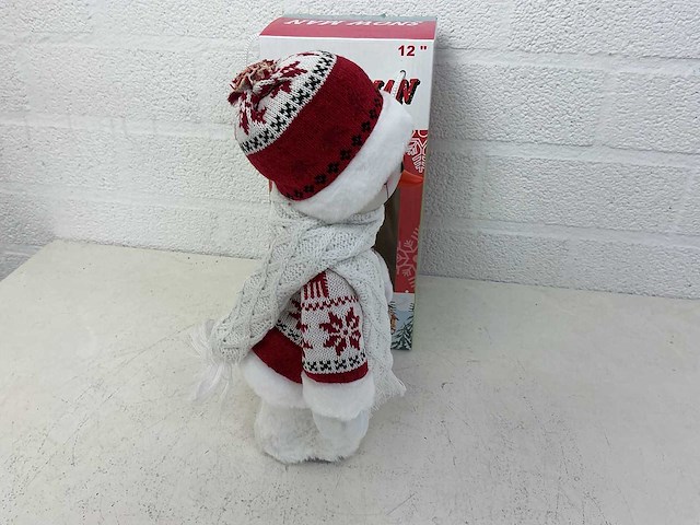 Partij bewegende sneeuwpoppen magic cristmas - 12 inch - decorative figure (10x) - afbeelding 3 van  5
