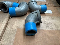 Partij bi 1 3/8” - 32 mm haakse koppelingen (ca. 750x) - afbeelding 2 van  4