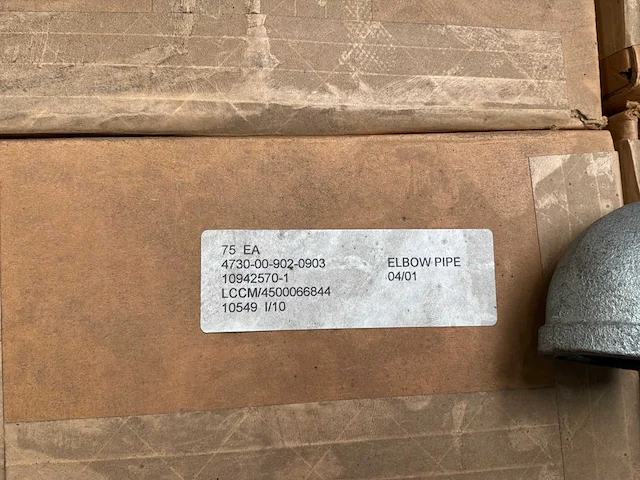 Partij bi 1 3/8” - 32 mm haakse koppelingen (ca. 750x) - afbeelding 4 van  4