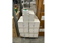 Partij bindelastiek 24/p-110 wit (204x) - afbeelding 2 van  4