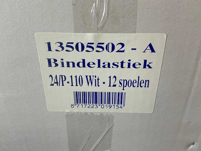Partij bindelastiek 24/p-110 wit (576x) - afbeelding 3 van  3