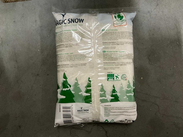 Partij bio powder snow 3,5 ltr per zak (504x) - afbeelding 2 van  5